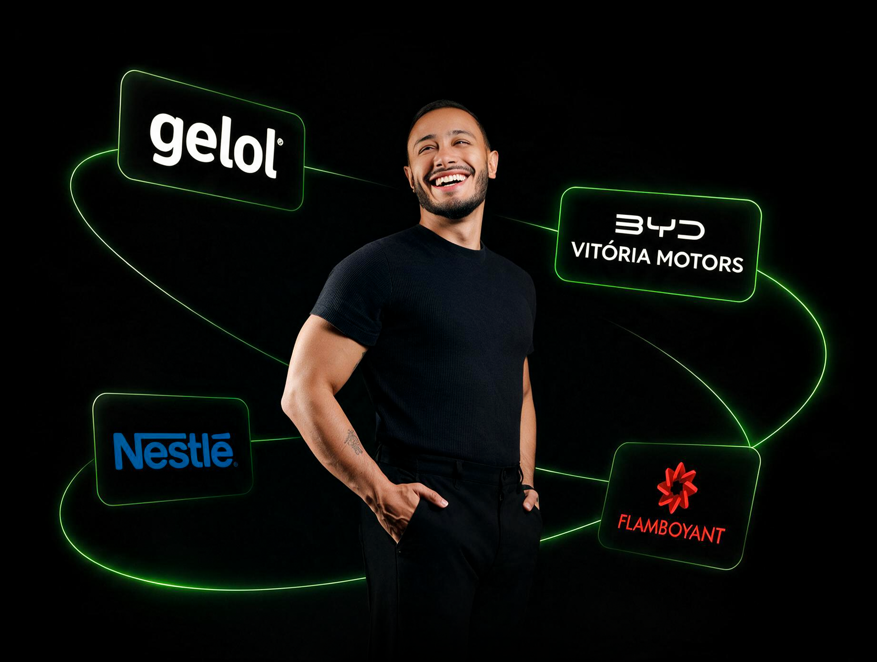 Ação de live marketing da Agência L62 com as marcas Gelol, Nestlé, BYD Vitória Motors e Flamboyant